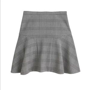 J. Crew Glen Plaid Flare Skirt